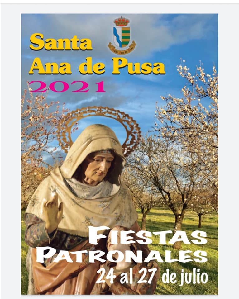 Fiestas patronales en honor a Santa Ana 2021 Santa Ana de Pusa